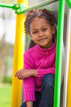 Girl on playground